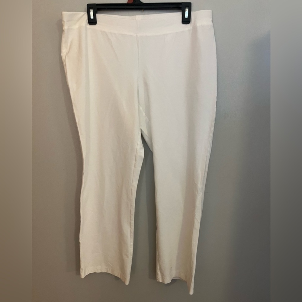 Eileen Fisher Crepe Slim Ankle Pants size L